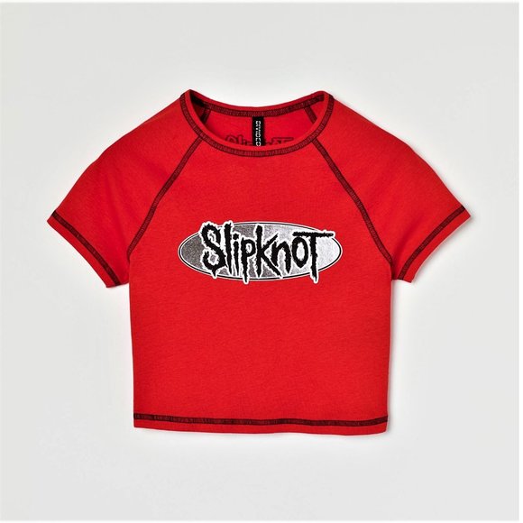 Slipknot Logo Divided H&M metal rock Official T-Shirt M NWT - Picture 2 of 6